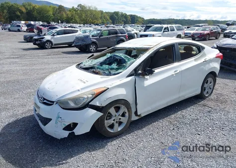 2013 Hyundai Elantra Gls из США, поврежденный, VIN 5NPDH4AE1DH233745